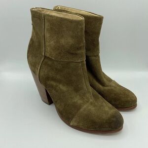 Rag & Bone Ashby Suede Ankle Heeled Bootie Size 38